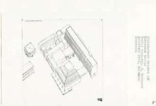 Gästehaus Berlin (Diplomarbeit bei Werner Düttmann): Isometrie