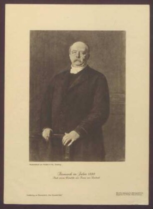 Otto von Bismarck im Jahre 1880