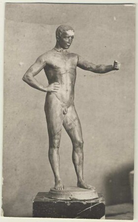 Wächter : Wächter. Bronze; Höhe ca. 1,80 m (1906; M. Molitor)