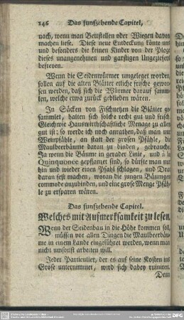 Das funfzehende Capitel. Welches mit Aufmerksamkeit zu lesen