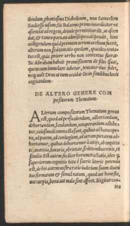 De Altero Genere Compositorum Thematum.