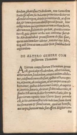 De Altero Genere Compositorum Thematum.