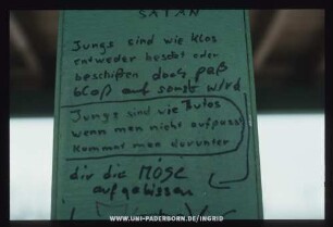 Jungs sind wie Autos wenn man nicht aufpast kommt man darunter