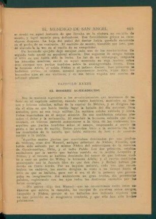 Capítulo XXXIII - El hombre agradecido