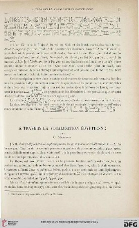 18: À travers la vocalisation égyptienne, [3]