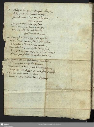Malgré Iacques, Malgré Louys - I'ay fait des explois inouis ...