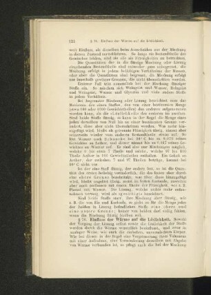 § 76. Einfluss der Wärme auf die Löslichkeit.