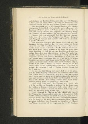 § 76. Einfluss der Wärme auf die Löslichkeit.
