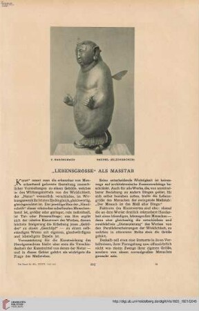36: "Lebensgrösse" als Masstab