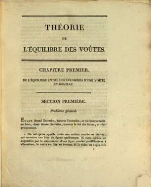 Statique des voutes