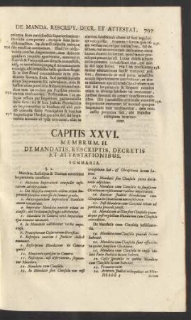 Capitis XXVI. Membrum II.