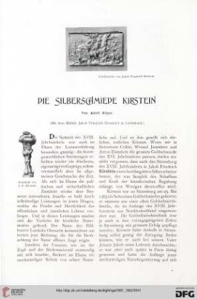 Die Silberschmiede Kirstein
