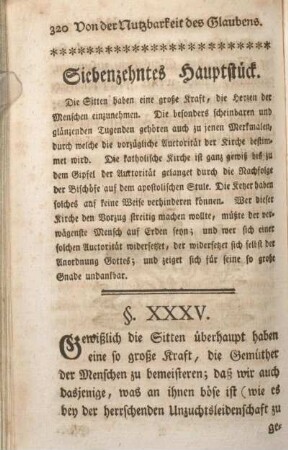 Siebenzehntes Hauptstück.