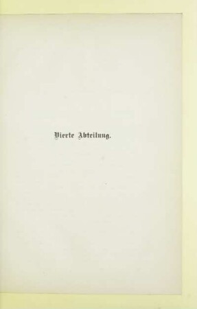 Vierte Abteilung