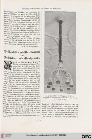Beschauliches und Unerbauliches aus Architektur und Kunstgewerbe