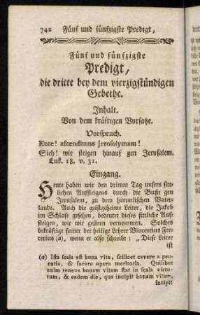 742-749, Inhalt; Vorspruch; Eingang; Einleitung; Erster Theil