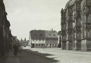 Rochlitz, Kunigundenplatz, Blick nach Westen