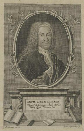 Bildnis des Mich. Henr. Gribner