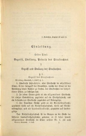 Lehrbuch des deutschen Strafrechtes