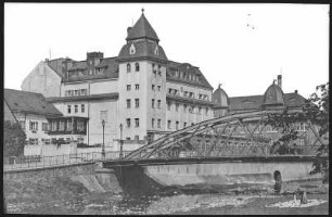 Roßwein. Stadtmühle und Brücke