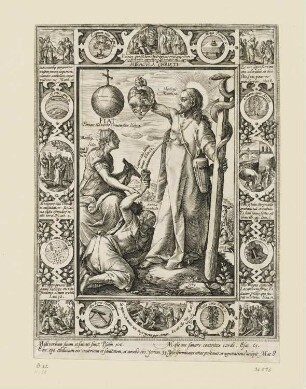 Miracula Christi, Blatt 4 der Folge "Allegorien zu dem Leben Christi"
