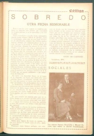 Sobredo : Otra fecha memorable