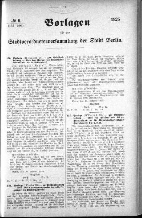 No. 9 (155-166), 20. Februar 1925