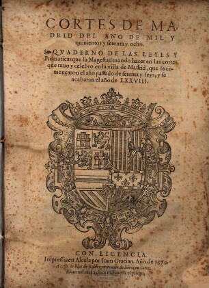 Cortes de Madrid del ano (1579)
