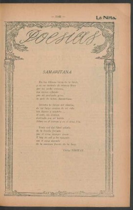 Poesías : Samaritana