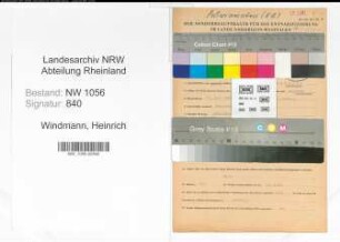 Entnazifizierung Heinrich Windmann , geb. 12.07.1904 (Polizist)