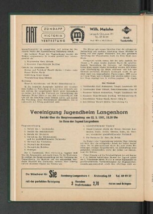 Vereinigung Jugendheim Langenhorn