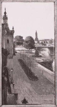 Blick von der Brühlschen Terrasse