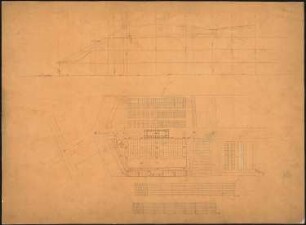 Viehmarkt und Schlachthof, Berlin Bebauungsplan Ackerstraße/ Brunnenstraße von 1862: Grundriss der Gesamtanlage