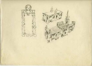 Rosenbauer, Gregor; Kirchenentwürfe Epoche 3 - Kirchen (Grundriss, Vogelperspektive)