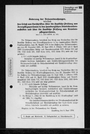 18 Irrenpflege. und Krankenpflegepersonen