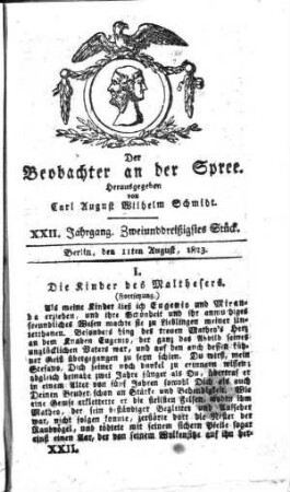 32. Stueck, 11. August 1823