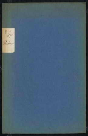 Musikakademie, Berlin Schinkelwettbewerb 1871. Reisebericht Adolf Perdisch: Reisebericht
