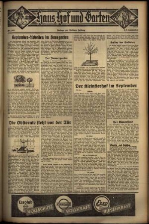 Vierte Ausgabe vom Samstag, den 07. September 1935.
