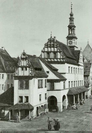 Der Marktplatz zu Pirna