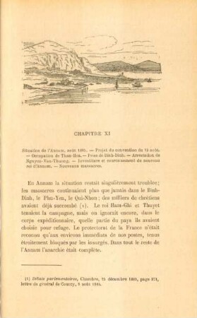 Chapitre XI. Situation de l'Annam, août 1885 ...