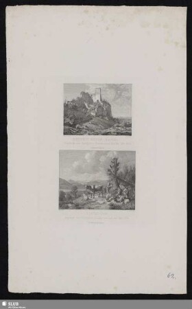 Ruinen Einer Burg / Viehstück