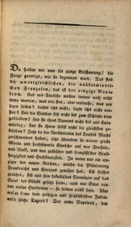 Das Wort von 1814 und das Wort von 1815 über die Franzosen