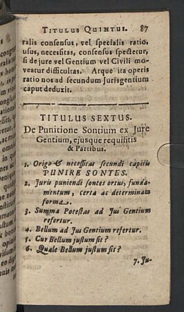Titulus sextus.
