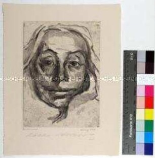 Porträt der Malerin Käthe Kollwitz