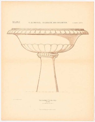 Grammatik der Ornamente: Römischer Candelaber (obere Hälfte), Heft 3. Blatt 16.
