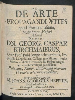 De Arte Propagandi Vites apud Francos usitata