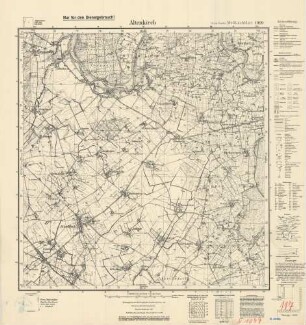 1099 Altenkirch (4-cm-Karte) Meßtischblatt