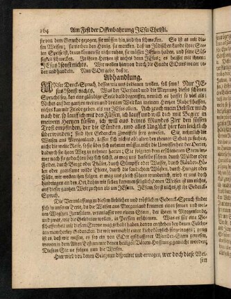 164-176, Nur Jesus! sonst nichts