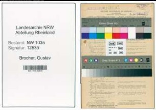 Entnazifizierung Gustav Brocher , geb. 30.04.1888 (Architekt)