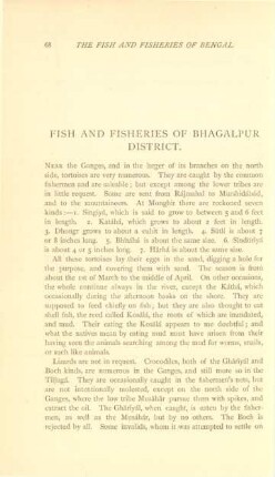 Fish and fisheries of Bhagalpur District